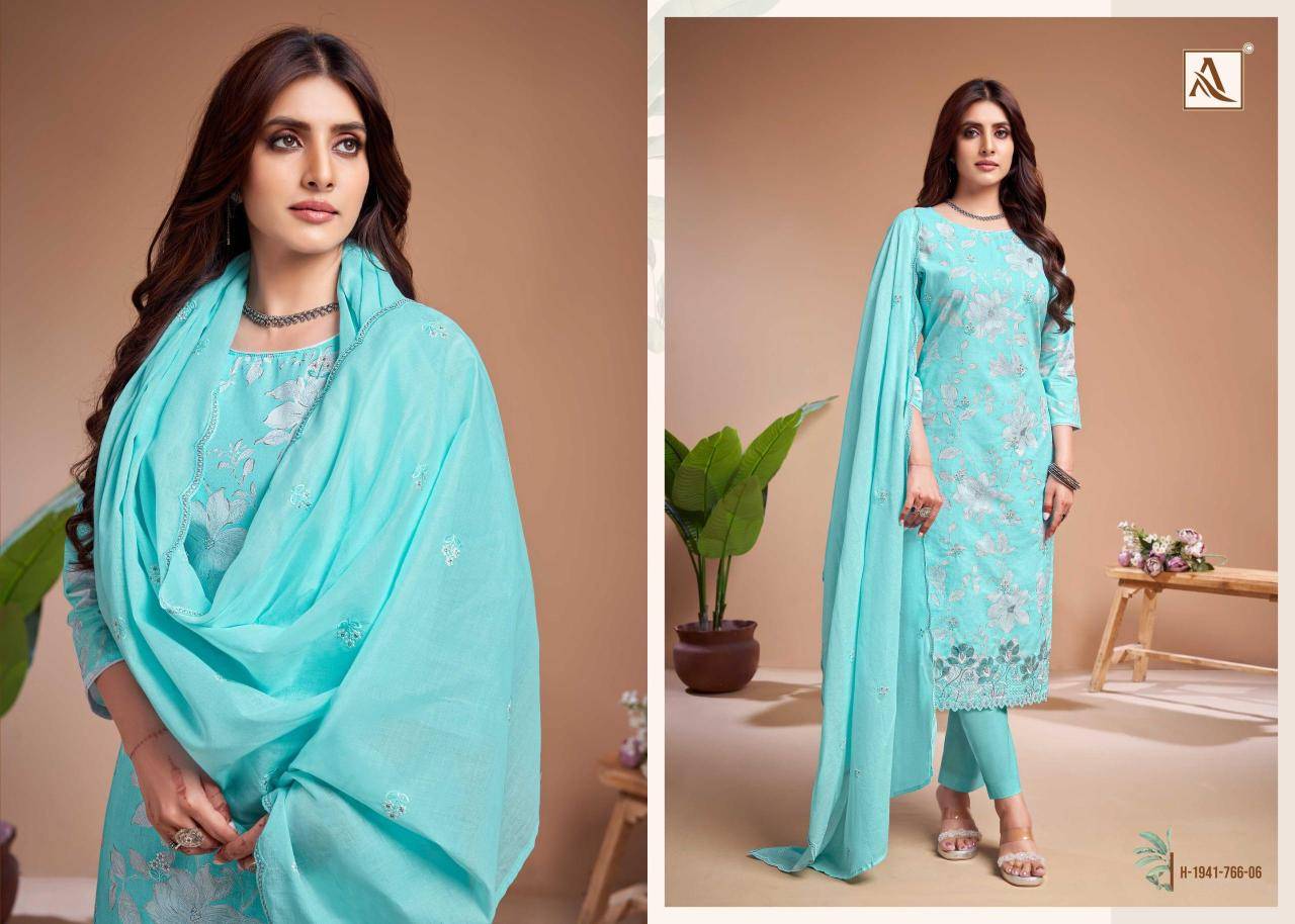 Alok suit khadiza Dress material suppliers in Bangalore